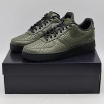 IQ3370-325 Nike Air Force 1 07 Low Morse Code Croc Cargo Khaki (Men's) 10.5 gray