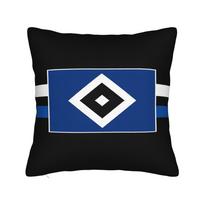 HSV Vokiečių futbolo klubo pagalvės užvalkalas Hamburgers SV grafinis pagalvės užvalkalas Modernus pagalvės užvalkalas svetainei, lovai, kėdei 30cmx30cm blue