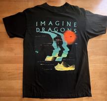 Imagine Dragons Loom World Tour Unisex T-Shirt All Size MC1395 M black