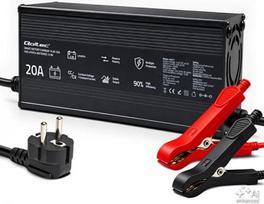 Qoltec Charger for 12V LiFePO4 batteries 20A PF0.9 LED