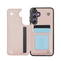 For Samsung Galaxy S23 FE S23 S22 S21 S20 Ultra Case,Luxury Flip Folio Leather Wallet Cover Card Slots & Kickstand Phone Cover for Galaxy S21 Ultra white