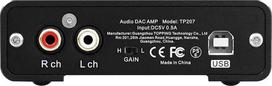 Topping DX1 II BK - Compact USB DAC and headphone amplifier, black