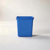 Miniature Plastic Trash Can for Kitchen, Bathroom & Home - Blue, Green, Black 18L