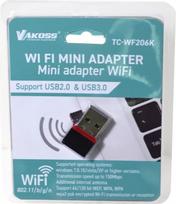 Vakoss TC-WF206K USB WLAN (Wi-Fi) Network Adapter 2.4GHz