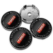 4Pcs For Toyota TRD Corolla Auris Yaris Prius Highlander 60mm 56mm Car Wheel Center Hub Cap Rim Cover  qaw8 Stickers Badge Accessories