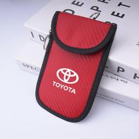Automobilio rakto dėklas Signalų blokavimo krepšys RFID apsaugos kišenė Toyota Corolla Yaris BN31 Prius CHR Aygo Camry Auris Avensis Land Cruiser 4