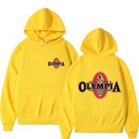 OLYMPIA Gyms Fitness Men's Hoodies Sweatshir XS yellow