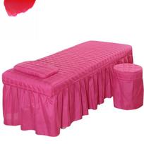 Beauty bed cover three-piece set: stool cover and pillowcase 70X180