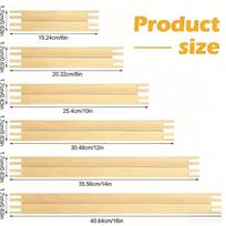 Solid Wood DIY Splicing Frame Mortise-And-Tenon Joint Design Durable Embroidery Frame Set DIY Splicing Needlework Stretcher Bars