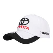 For Toyota Corolla Camry Yaris CHR Rav4 Avensis Embroidery Baseball Caps GFHVN6 Spring and Autumn Outdoor Adjustable Hats Sunscreen Hat white