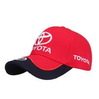 For Toyota Corolla Camry Yaris CHR Rav4 Avensis Embroidery Baseball Caps GFHVN6 Spring and Autumn Outdoor Adjustable Hats Sunscreen Hat red