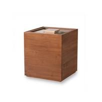 Masuda Kiribako Store Paulownia Wood Rice Bin with Rice Cup Tannin Rice Storage Container Food Storage Container Paulownia Wood in Japan Wooden Rice