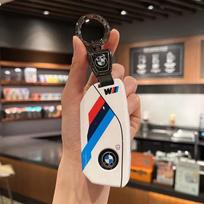 Automobilio nuotolinio rakto dėklas Korpusas BMW 7 serijai G70 G09 XM U06 G81 VBDFH5 M3 2023 i7 X7 G07 LCI iX I20 X1 U11 Apsauginis raktų pakabukas brown