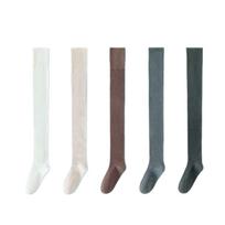 Women's Winter Micro-Pressure Over-the-Knee Thickened Warm Thigh-High Socks white