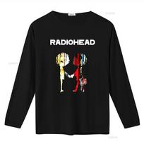 Radiohead T Shirt OK Computer Creep Electronic s Emo rock alt vntg s vintage Washed Breathable Comfortable graphic Soft 3XL black