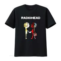 Radiohead T Shirt OK Computer Creep Electronic s Emo rock alt vntg s vintage Washed Breathable Comfortable graphic Soft 4XL black