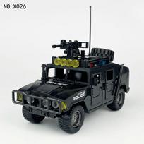 Policijos automobilis Šarvuotas automobilis Minifigūrėlės surinkimas Konstruktoriaus kaladėlės Žaislas Berniukui