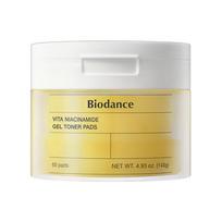 BIODANCE Radiant Vita Niacinamide Gel Toner Pad Brightening Clarifying 140g 60 pads Facial Pad K-Beauty white