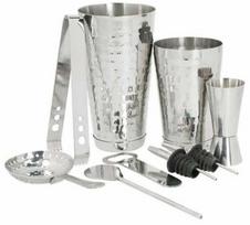 Barmeno rinkinys kokteiliams Bar Craft, sidabro sp., 0.75 l, 8 vnt.