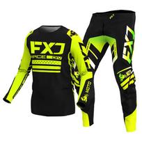 Motocross Jersey & Pant Kits lenktynių kostiumas Racer Gear Set Off-road MX Enduro MOTO Vyriški rinkiniai Moterų kalnų kalnų motociklų kombinacija XL-36 yellow