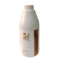 PURC 1000ml Keratino šampūnas ir kaukė Profesionalus tiesinimas Prieš ir po plaukų valymo Apsauginiai šampūnai Priežiūra Moterims Daily Shampoo balta