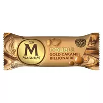 Sausainių ir karijų skonio valgomieji ledai MAGNUM su sūdytos karamelės įdaru, baltuoju šokoladu su karamele ir sausainių gabaliukais, 85 ml