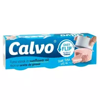 Tunas saulėgrąžų aliejuje CALVO, 240 g