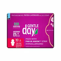 Dieniniai higieniniai paketai su anijonų juostele GENTLE DAY FAR-IR ANION, 10 vnt.