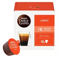 Kavos kapsulės NESCAFE DOLCE GUSTO LUNGO, 112 g (16 vnt.)