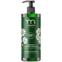 Kreminis rankų muilas su migdolų ir ramunėlių ekstraktais MARGARITA, 400 ml