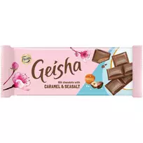 Pieniškas šokoladas GEISHA CARAMEL SEASALT, 100 g