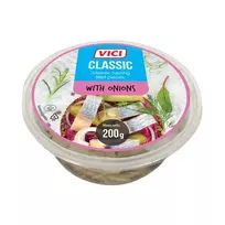 Silkių filė gabaliukai su svogūnais, 200 g