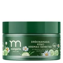 Drėkinamasis kūno kremas-šerbetas su agurkų ir ramunėlių ekstraktais MARGARITA, 250 ml