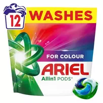 Skalbimo kapsulės ARIEL COLOR, 12 skalbimų
