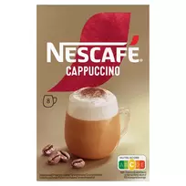 Tirpios kavos gėrimas NESCAFE CAPPUCCINO, 8 x 13,5 g