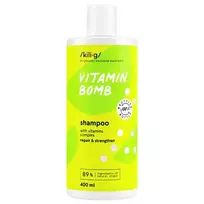 Plaukus stiprinantis šampūnas su vitaminų kompleksu KILIG VITAMIN BOMB, 400 ml