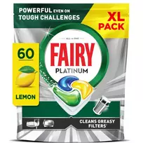 Automatinių indaplovių kapsulės FAIRY PLATINUM LEMON, 60 vnt.