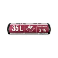 Užrišami maišai šiukšlėms SKUBIS EXTRA 35L, 15 vnt.
