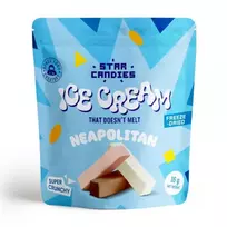 Šaltyje džiovinti ledai STAR CANDIES NEAPOLITAN, 16 g