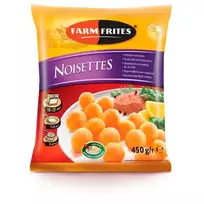 Šaldyti bulvių kukuliai FARM FRITES NOISETTES, 450 g