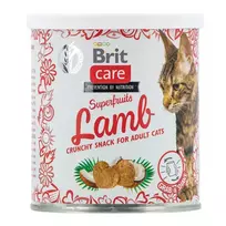 Pašaro papildas katėms BRIT CARE CAT TREAT SUPERFRUITS LAMB, 100 g