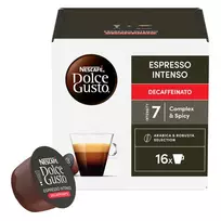 Kavos kapsulės NESCAFÉ DOLCE GUSTO ESPRESSO INTENSO DECAF, 16 vnt.