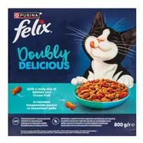Sausas maistas katėms su žuvimi FELIX, 800 g