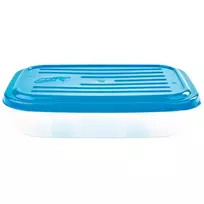 Plastikinė užkandžių dėžutė vaisiams 13x12x8 cm