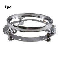 Mounting Bracket 7inch LED Headlight Round Ring LED Headlight Adapter for Headlight Mount Lamp Holder for J-eep W-rangler JK gray