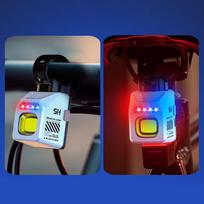 1Pc Bike Headlight Cut-Off Line Bicycle Handlebar Front Hanging Light Mtb Road Flashlight Cycling Accessories black