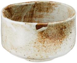 Matcha x Yuki Mino Ware Ale-net Bowl, White, 12 7.5cm, Shino, balta