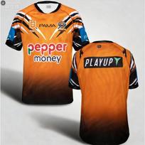 2026 Naujiena Vasara Australijos Wests Tigers 2026 Vyriški Namų Marškinėliai Y2k Vienodas Viršus Trumpomis Rankovėmis Marškinėliai L orange