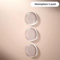 Transparent Self-Adhesive Anti-Collision Door Stickers: Waterproof, Mute Wall Protector for Cabinets & Refrigerators white