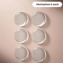 Transparent Self-Adhesive Anti-Collision Door Stickers: Waterproof, Mute Wall Protector for Cabinets & Refrigerators gray